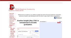 Desktop Screenshot of dcaaswimming.org